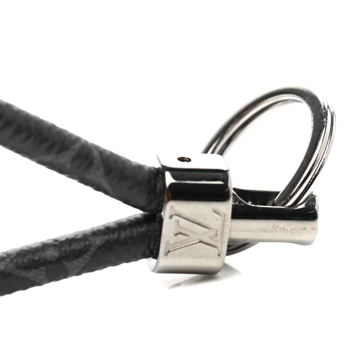 Louis Vuitton Monogram Eclipse Dragonne Key Holder 4 of 5