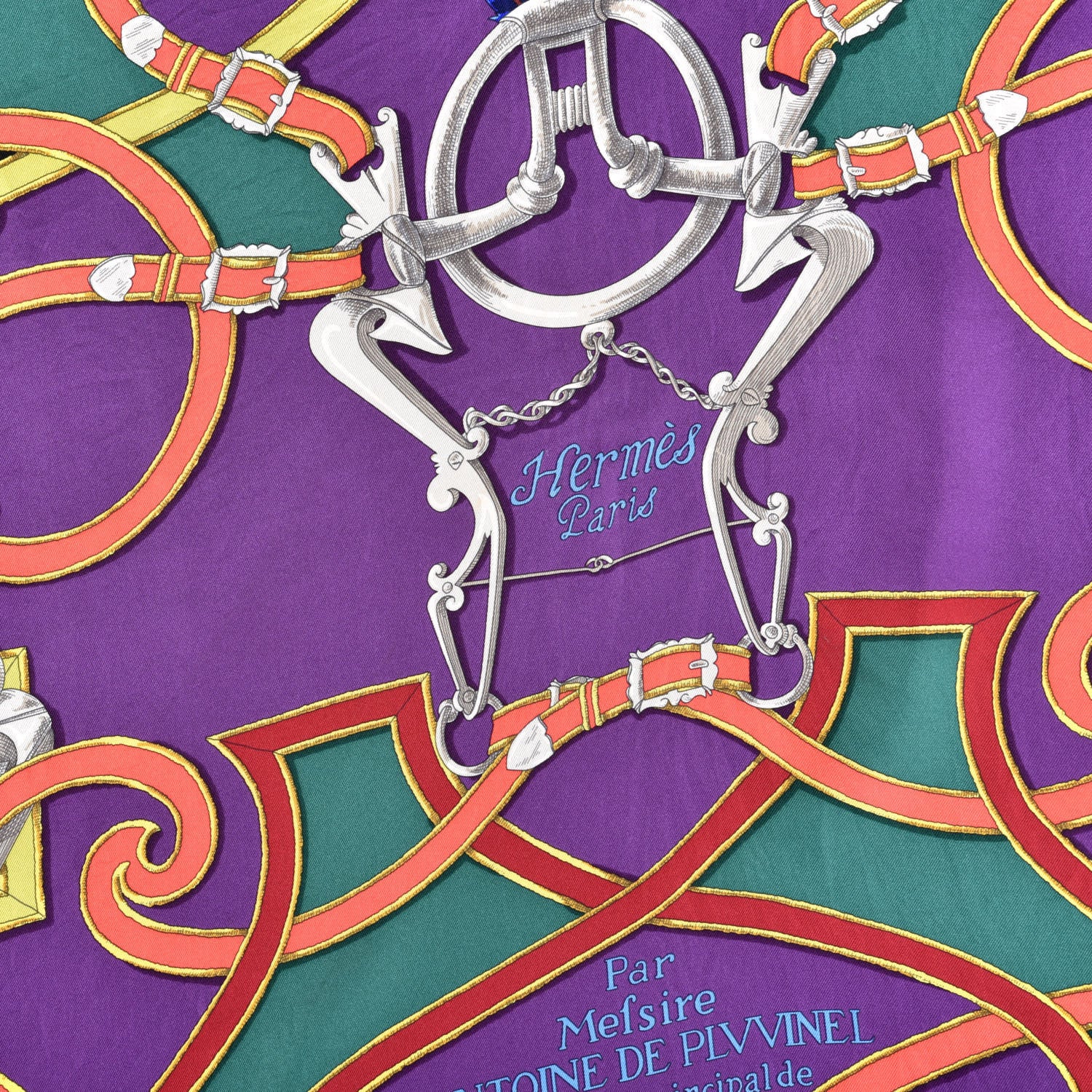 Hermes Silk L'Instruction Du Roy Scarf 90 2 of 5