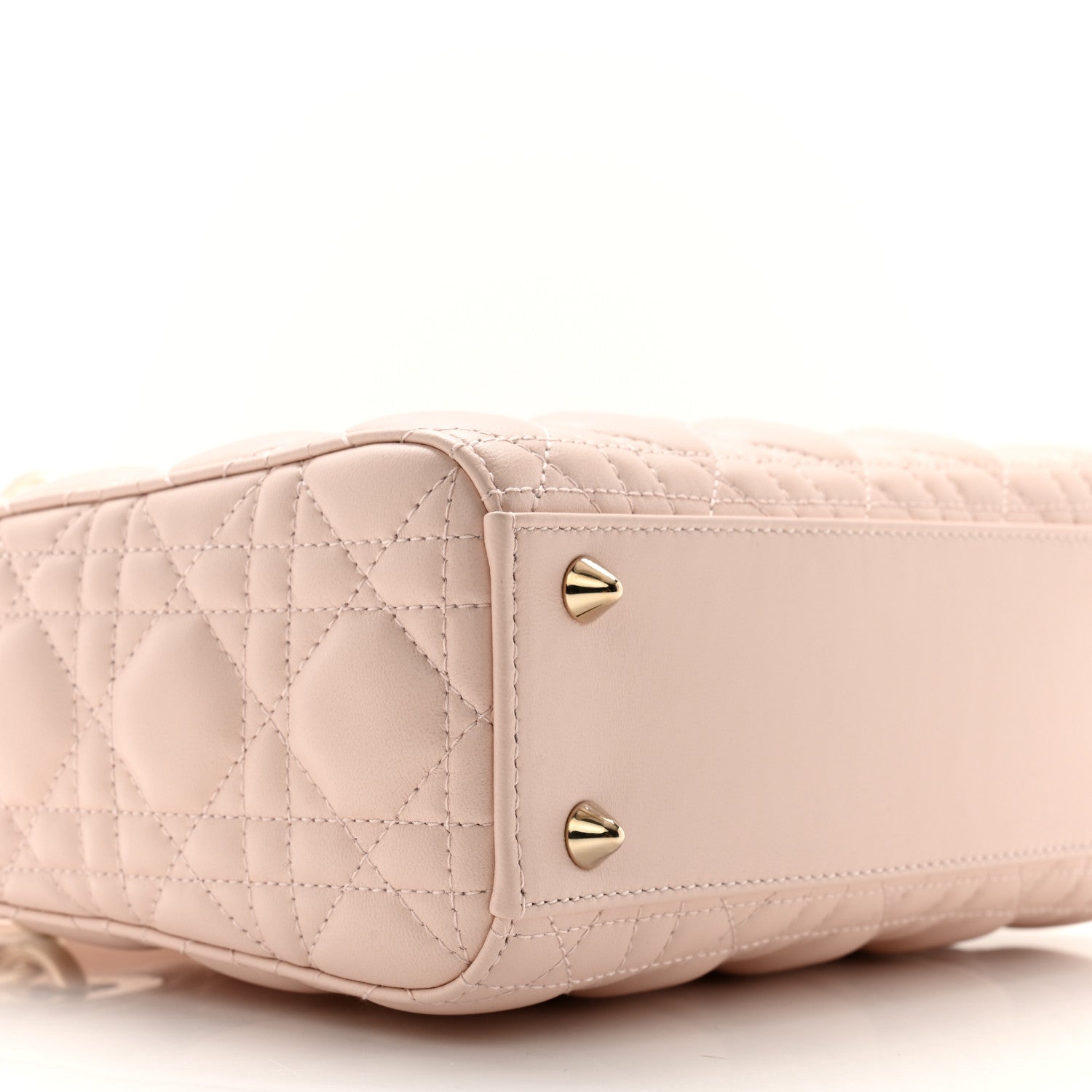 Christian Dior Lambskin Cannage Small My ABCDior Lady Dior Light Pink 9 of 10
