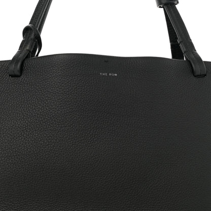 The Row Grained Calfskin Park Tote Three Black 9 of 13