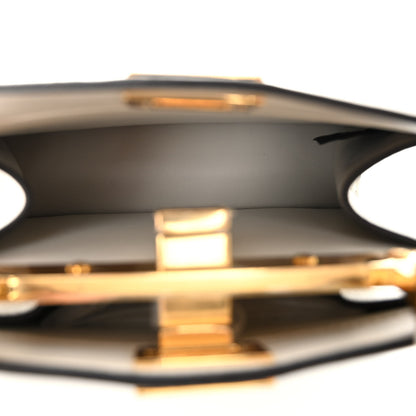 Fendi Shiny Nappa Petite Peekaboo I SEE U Satchel White 5 of 11