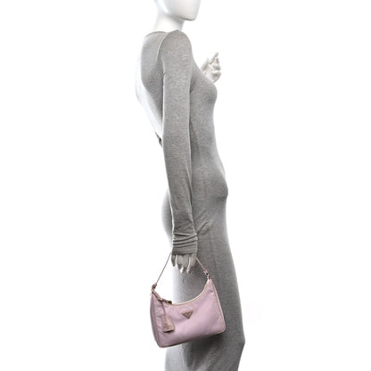 Prada Re-Nylon Saffiano Mini Re-Edition 2005 Bag Alabastro 2 of 10