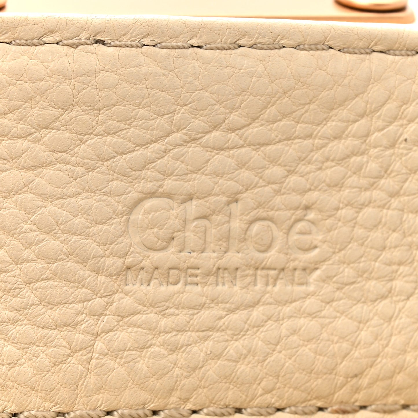 Calfskin Medium Paddington Satchel White
