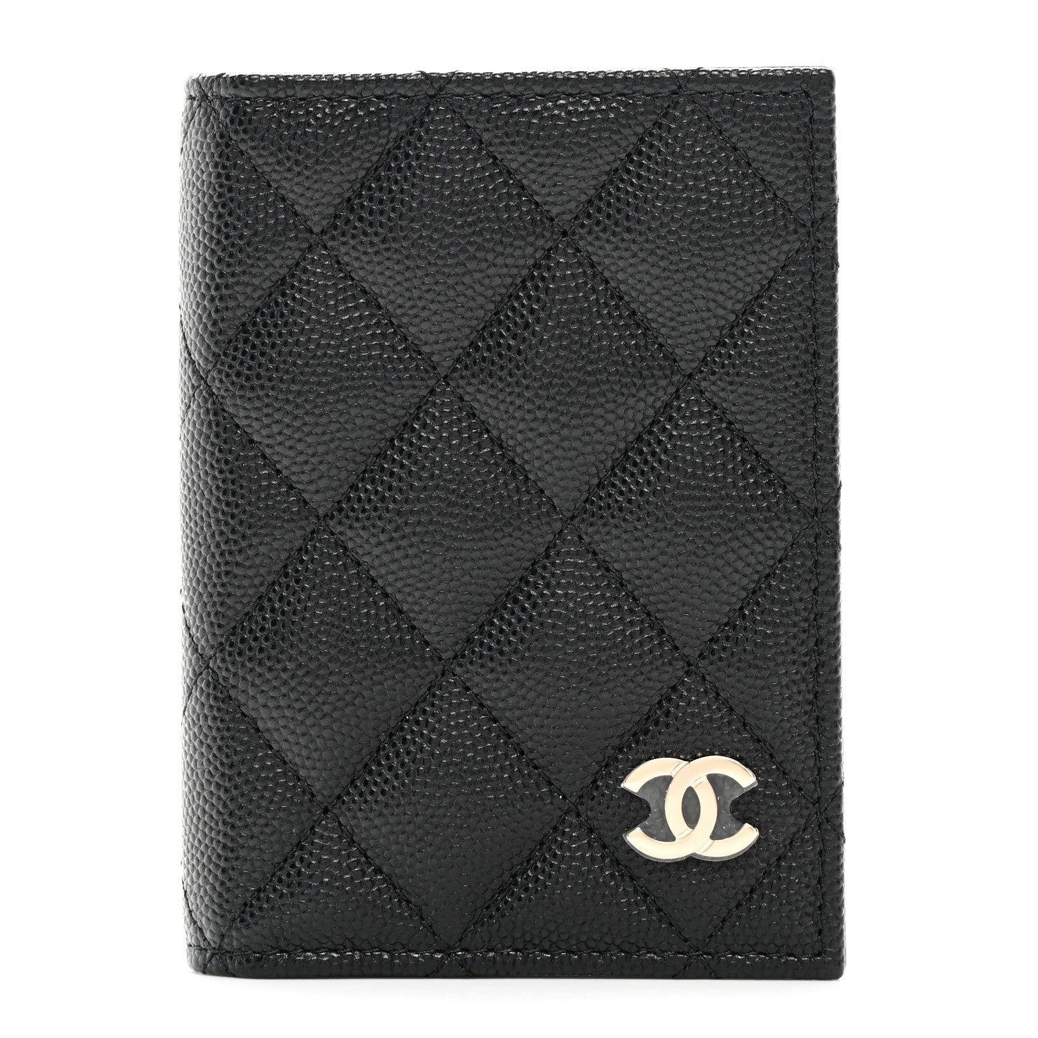 Chanel Caviar Quilted Card Holder Wallet Black 1 of 9