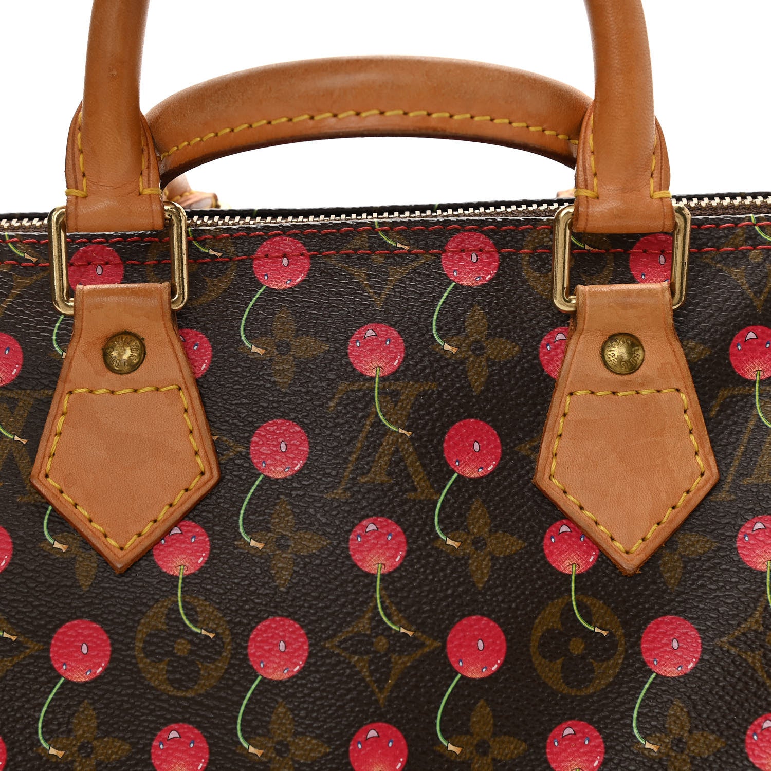 Louis Vuitton Monogram Cerises Speedy 25 10 of 12