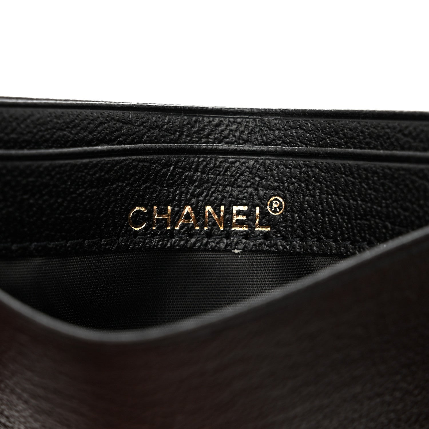 Chanel Goatskin CC Card Holder Black 6 of 9