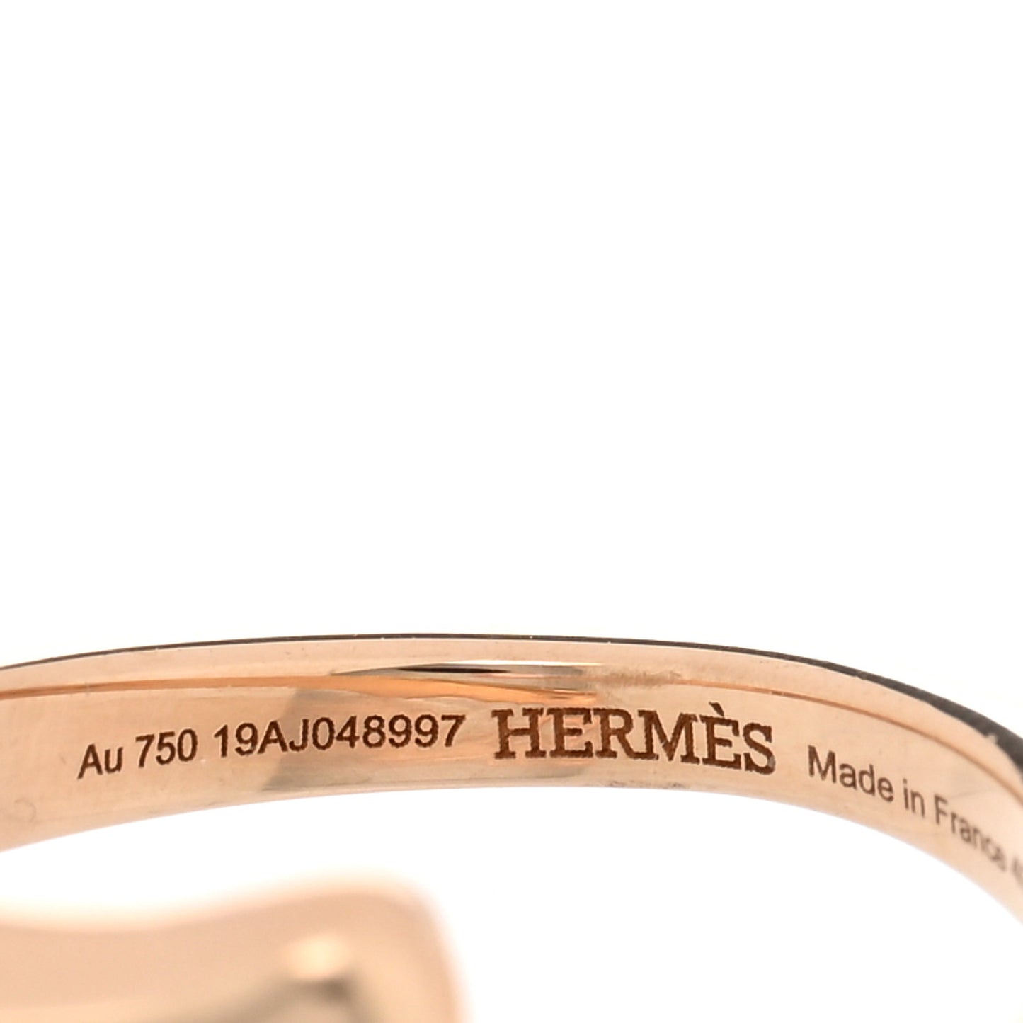 18K Rose Gold PM Galop Ring 49 5
