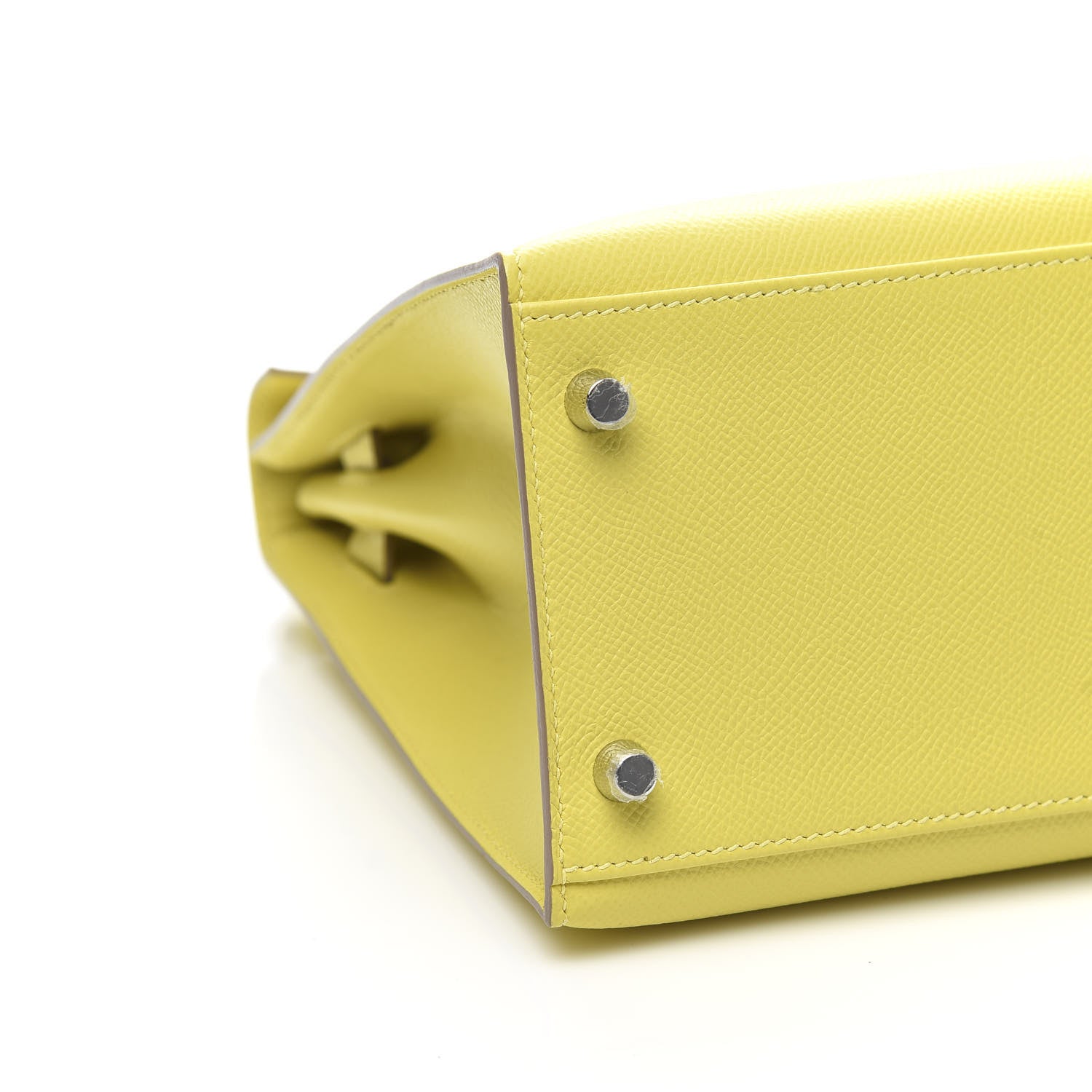 Hermes Epsom Kelly Sellier 28 Lime 8 of 11