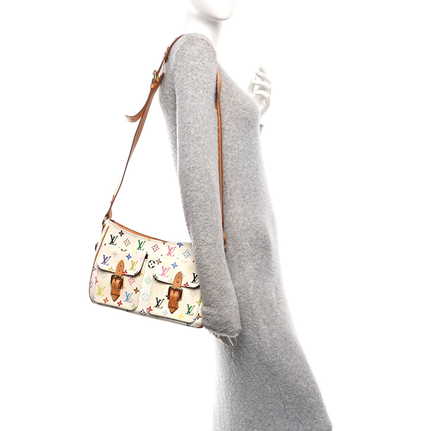 Louis Vuitton Monogram Multicolor Lodge GM White 2 of 10