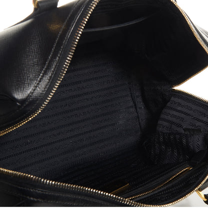 Prada Saffiano Lux Bowler Black 7 of 12