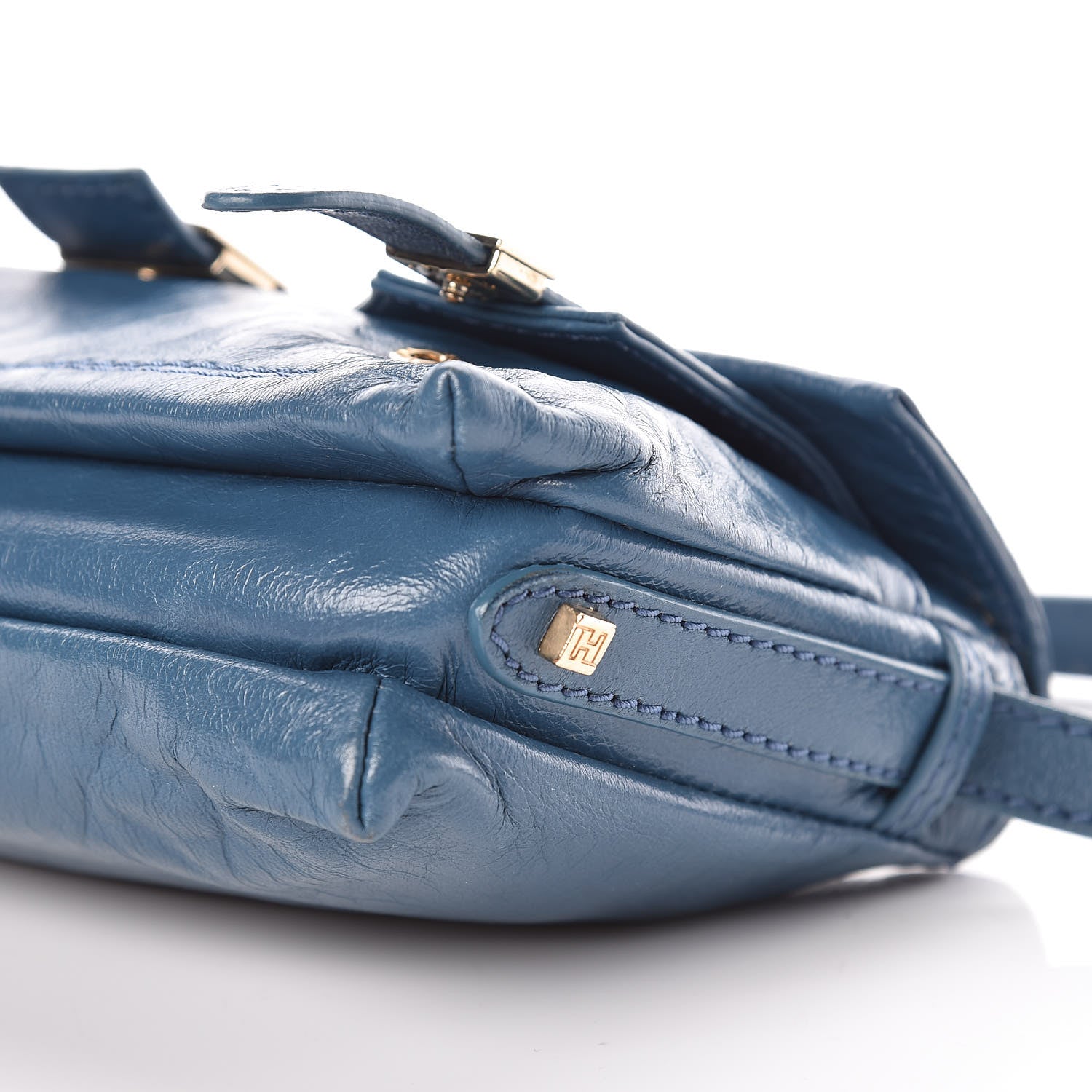 Fendi Nappa Baguette Blue 9 of 9