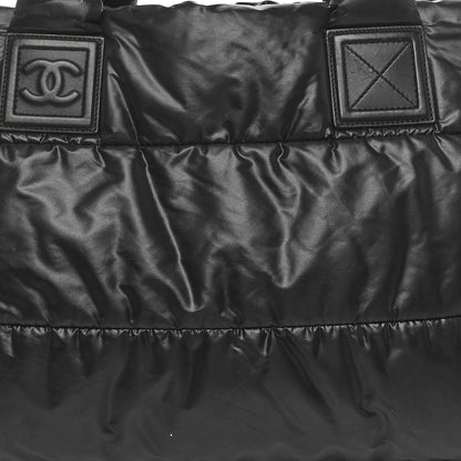 Chanel Nylon Quilted Medium Coco Cocoon Reversible Tote Black 8 of 10