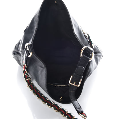 Gucci Calfskin Medium Capri Shoulder Bag Black 5 of 11