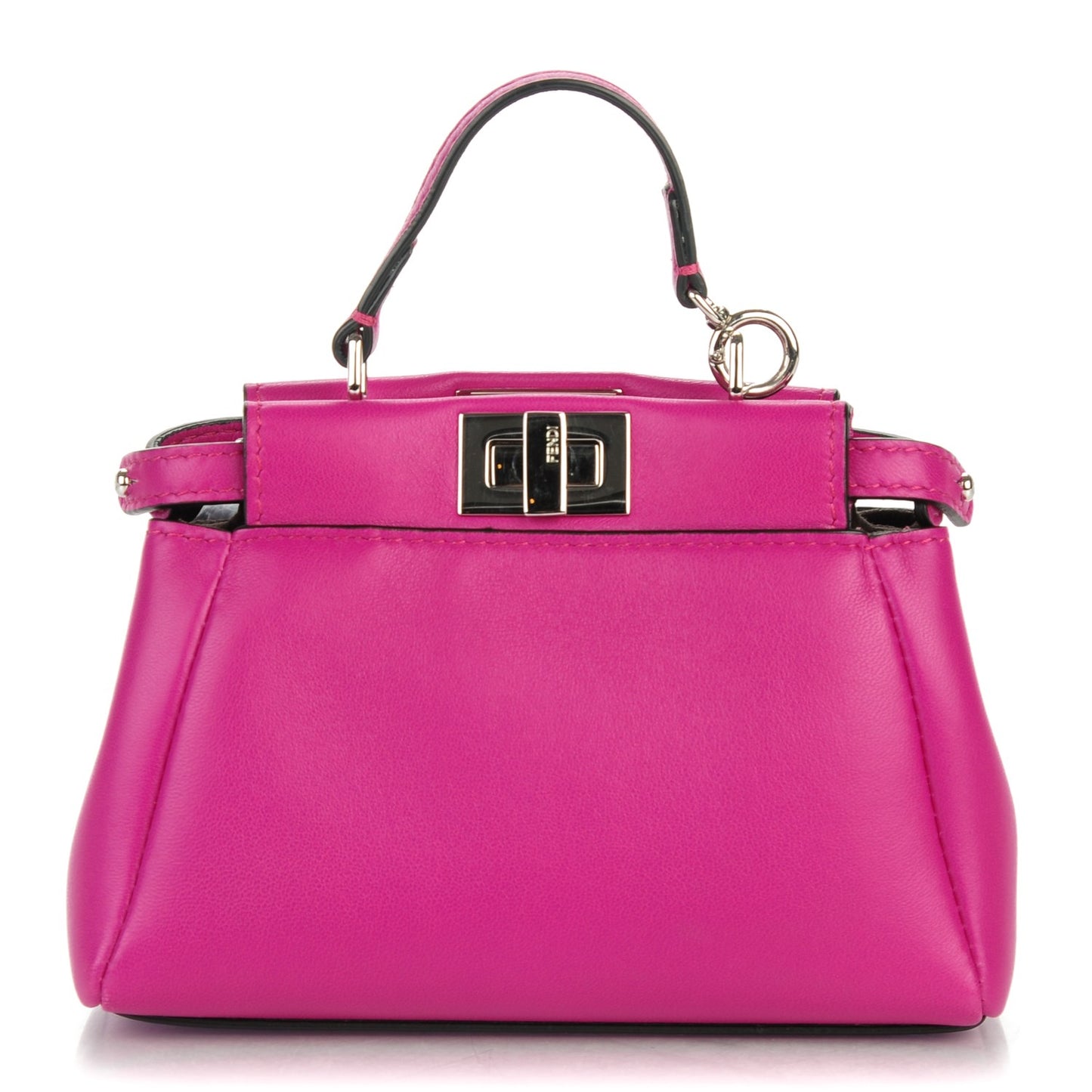 Nappa Micro Peekaboo Iconic Satchel Magenta