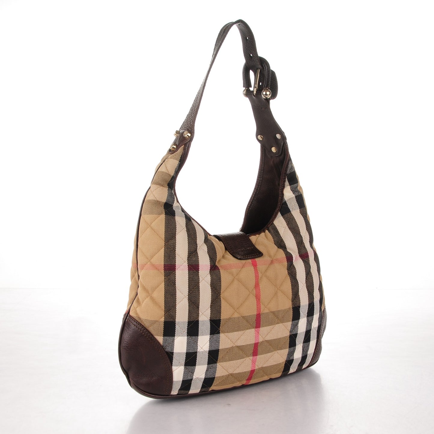 House Check Quilted Brook Hobo