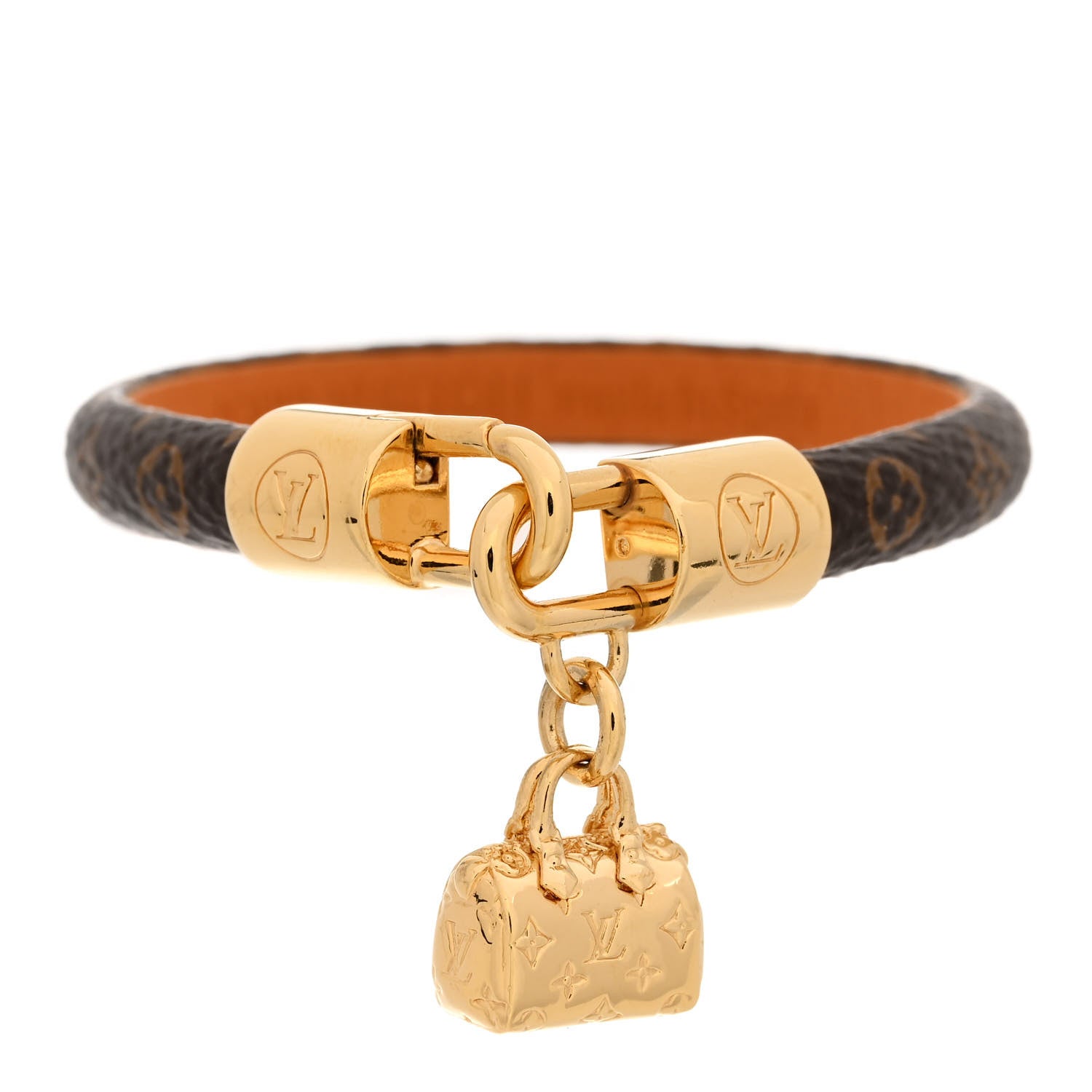 Louis Vuitton Monogram Speedy Charm Bracelet 19 1 of 7