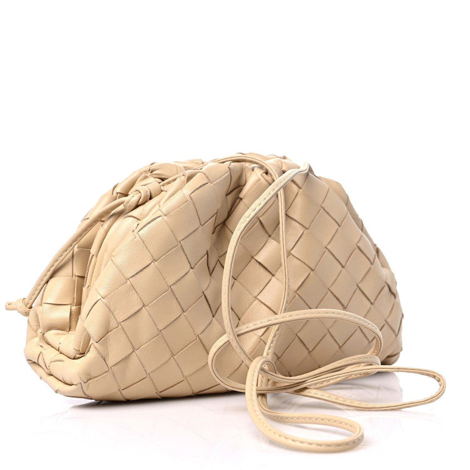 Bottega Veneta Nappa Intrecciato The Mini Pouch Porridge 3 of 9