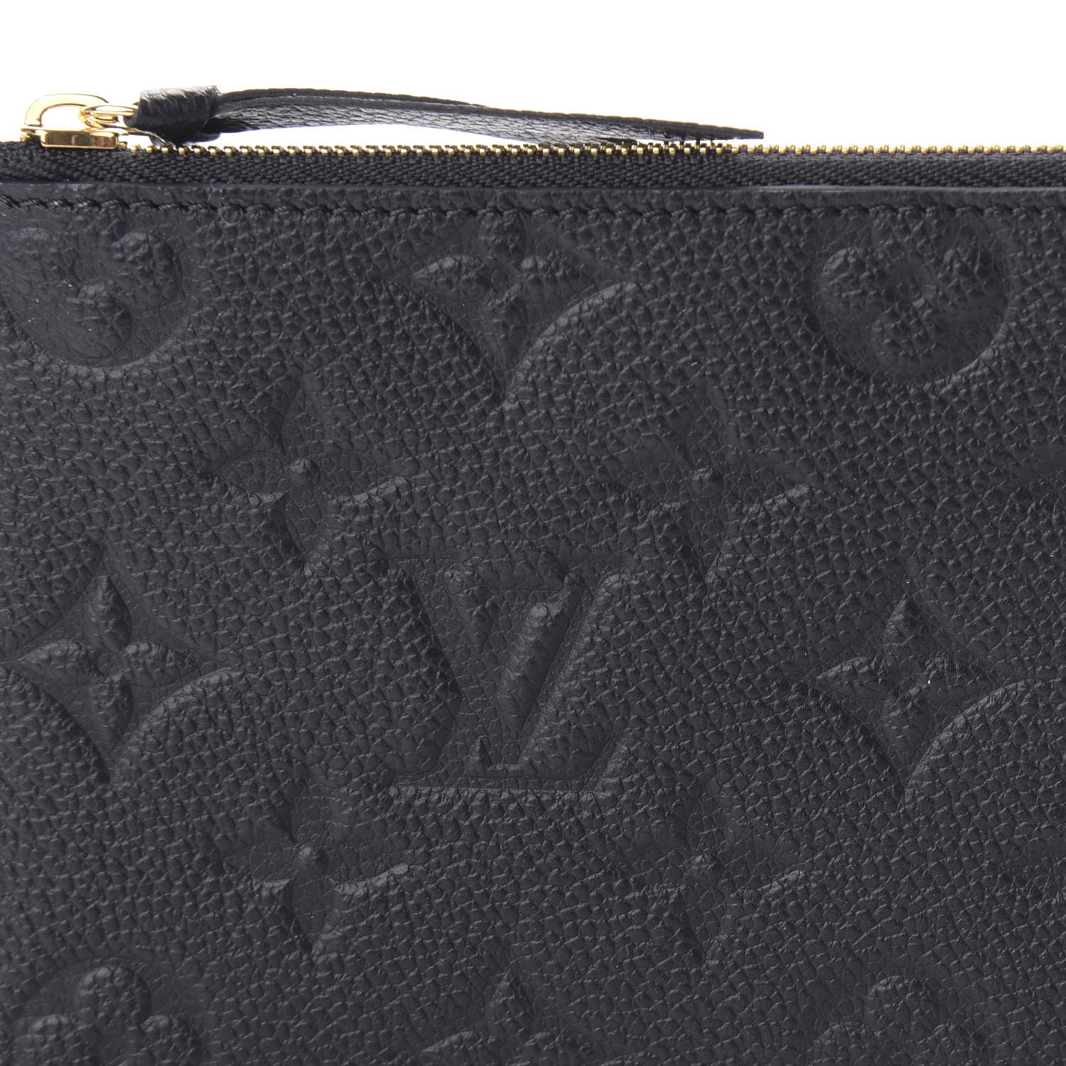 Louis Vuitton Empreinte Felicie Chain Wallet Zippered Insert Black 9 of 9