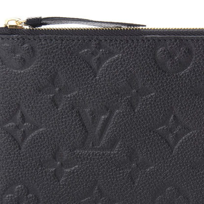 Louis Vuitton Empreinte Felicie Chain Wallet Zippered Insert Black 9 of 9