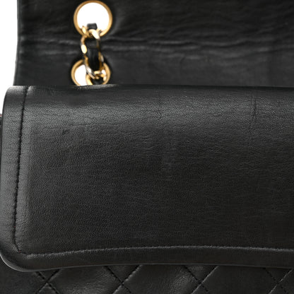 Chanel Lambskin Quilted Medium Double Flap Black 15 of 15