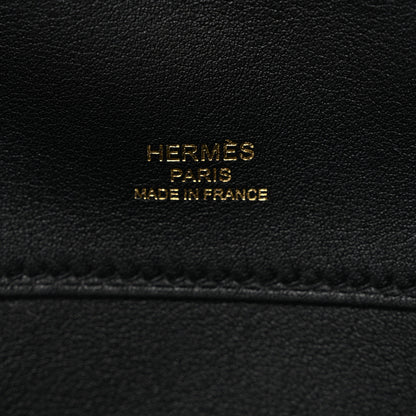 Hermes Swift Kelly Cut Clutch Pochette Black 6 of 12
