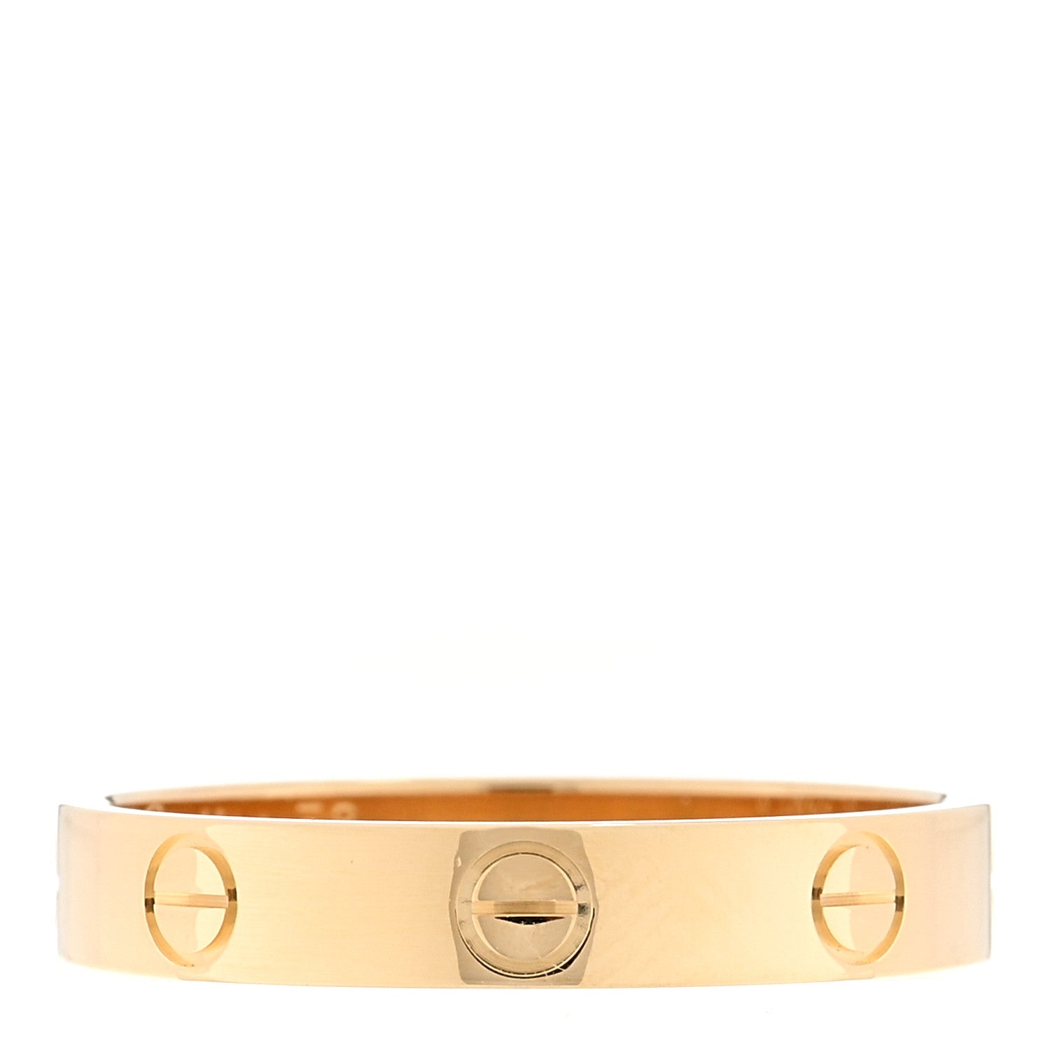 Cartier 18K Yellow Gold 3.5mm LOVE Wedding Band Ring 58 8.5 1 of 5