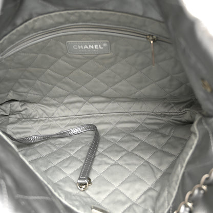 Chanel Metallic Calfskin Quilted Small Chanel 22 Silver 6 of 11
