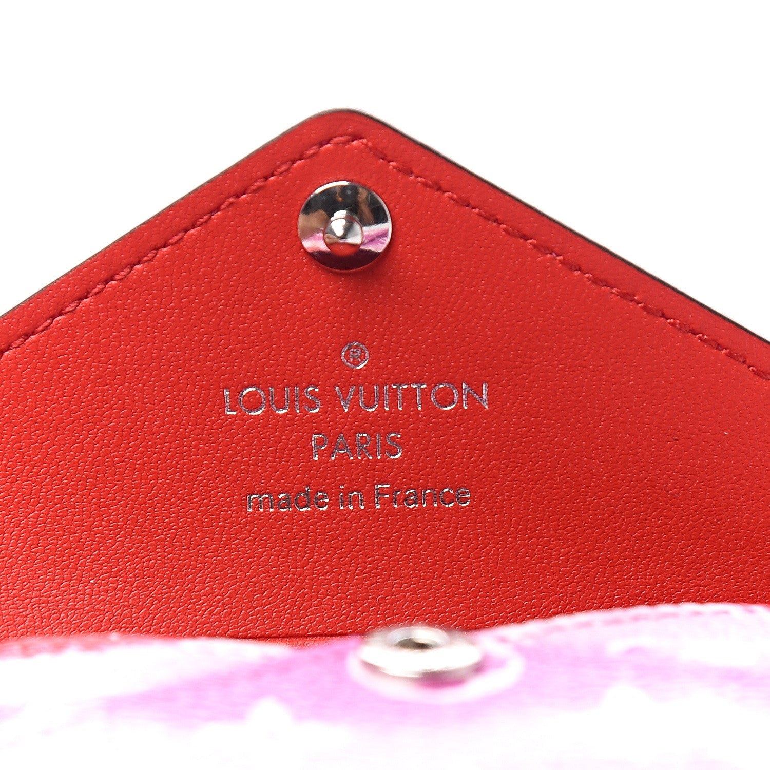 Louis Vuitton Monogram Escale Small Kirigami Pochette Insert Red 5 of 6