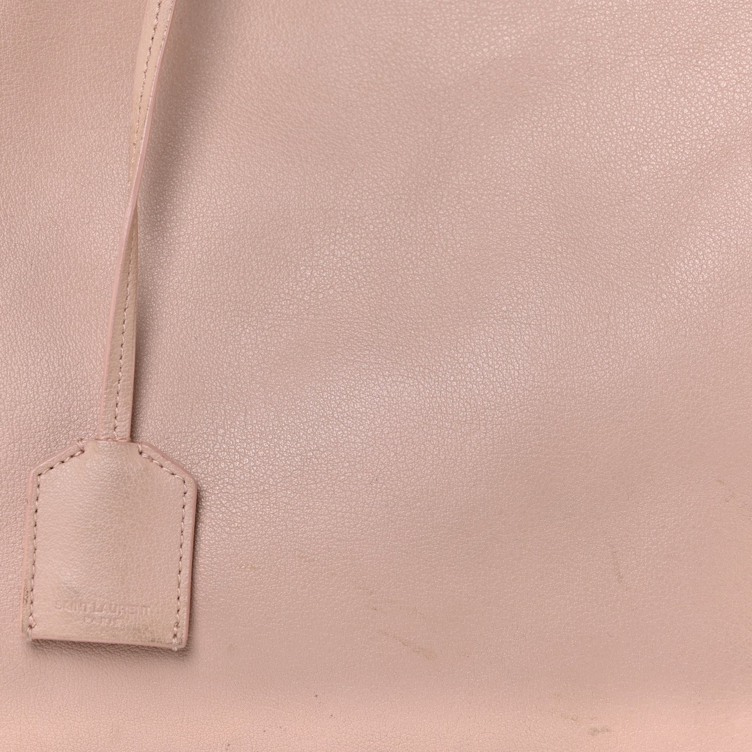 Saint Laurent Calfskin Large Shopping Tote Rose Antic 6 of 33