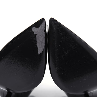 Saint Laurent Patent Opyum Ankle Booties 36 Black 8 of 8