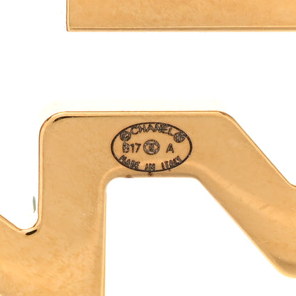Chanel Crystal CC Key Brooch Black Gold 4 of 4