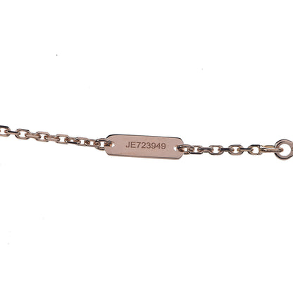 Van Cleef & Arpels 18K Rose Gold Diamond Black Onyx Vintage Alhambra Pendant Necklace 6 of 8