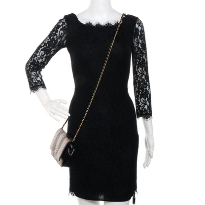 Chanel Python Wallet On Chain WOC Black and Gold 2 of 7