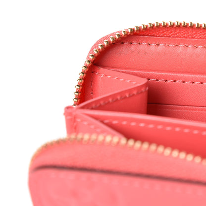 Louis Vuitton Vernis Zippy Coin Purse Rose Litchi 11 of 12