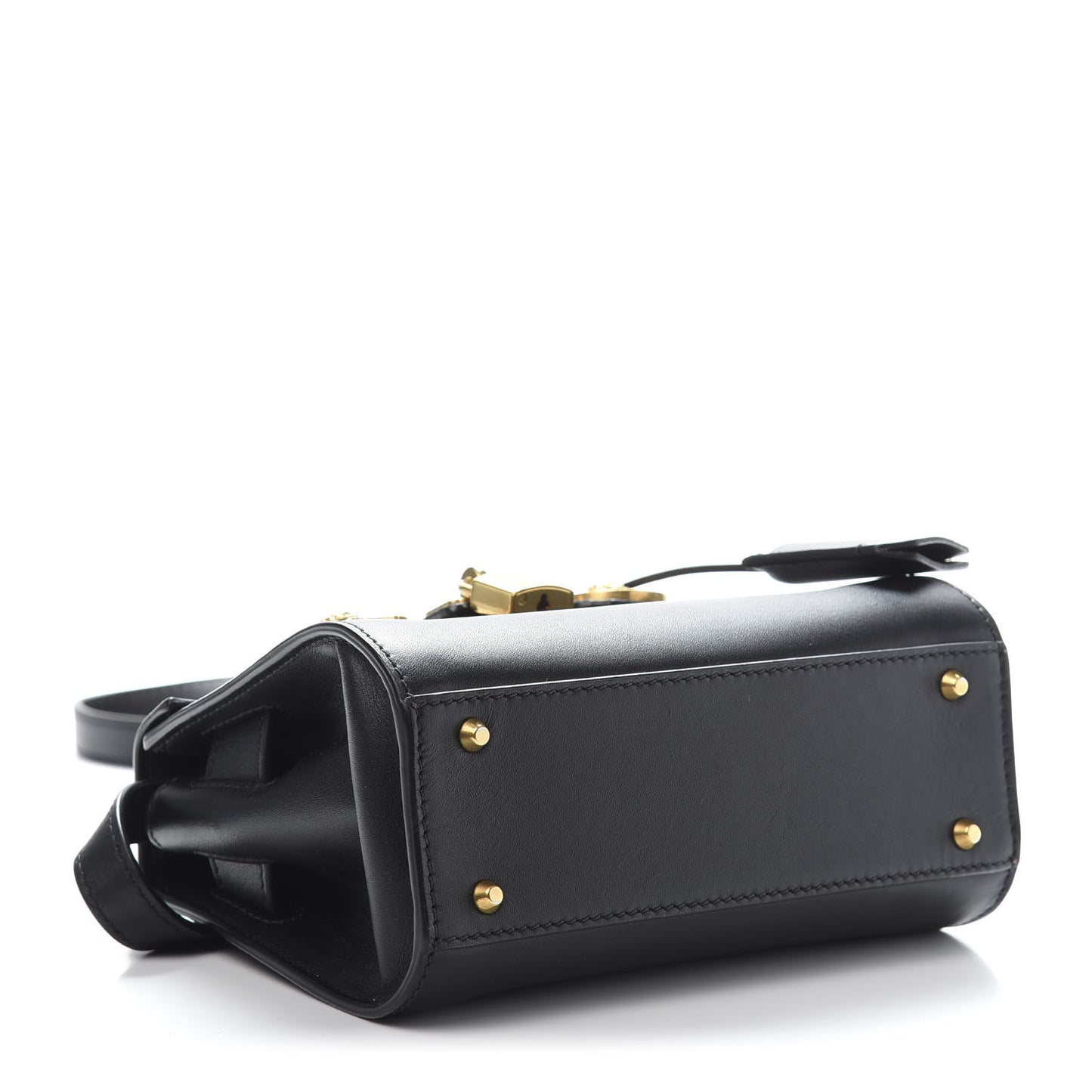 Calfskin Small Icon Handbag Black