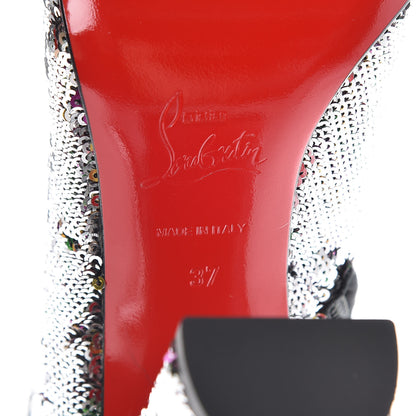 Christian Louboutin Paillettes Moulamax 100 Booties 37 Multicolor 7 of 11