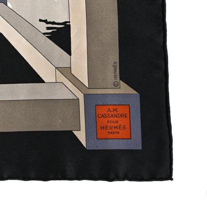 Hermes Silk Perspective II Cassandre Scarf 45 2 of 3