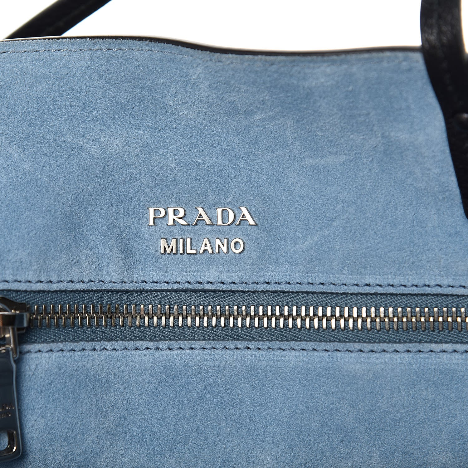 Prada Glace Calf Etiquette Tote Black Astrale 6 of 10