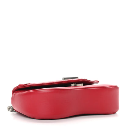 Louis Vuitton Calfskin New Wave Chain MM Ecarlate 4 of 9