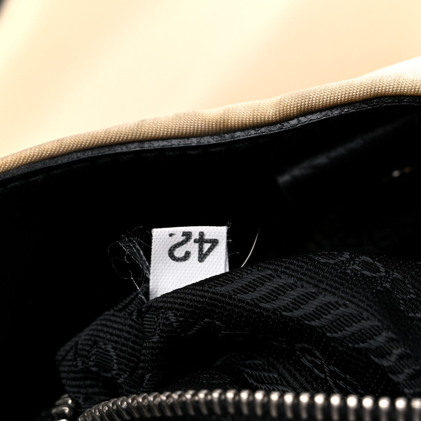 Tessuto Nylon Hobo Beige