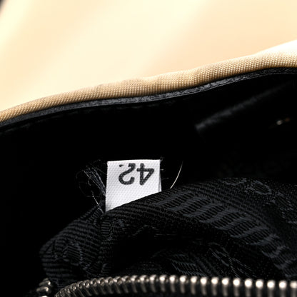 Prada Tessuto Nylon Hobo Beige 7 of 12