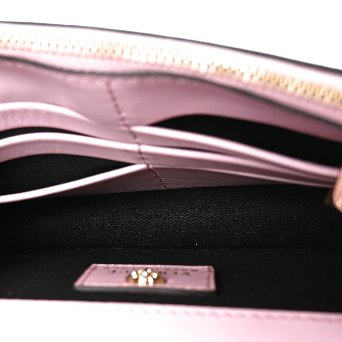 Versace Vitello Crystal Palazzo Evening Bag Pink 5 of 9