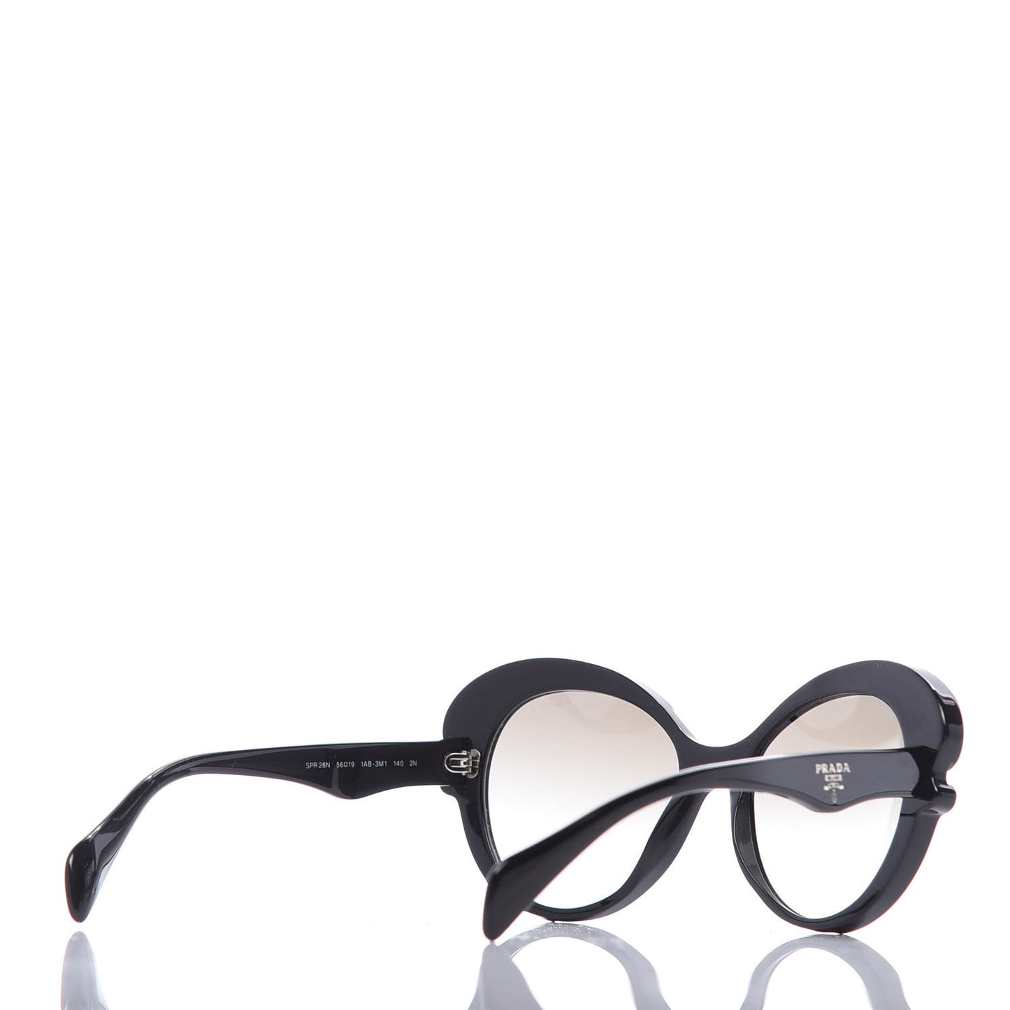 Baroque Cat Eye Sunglasses SPR 28N Black