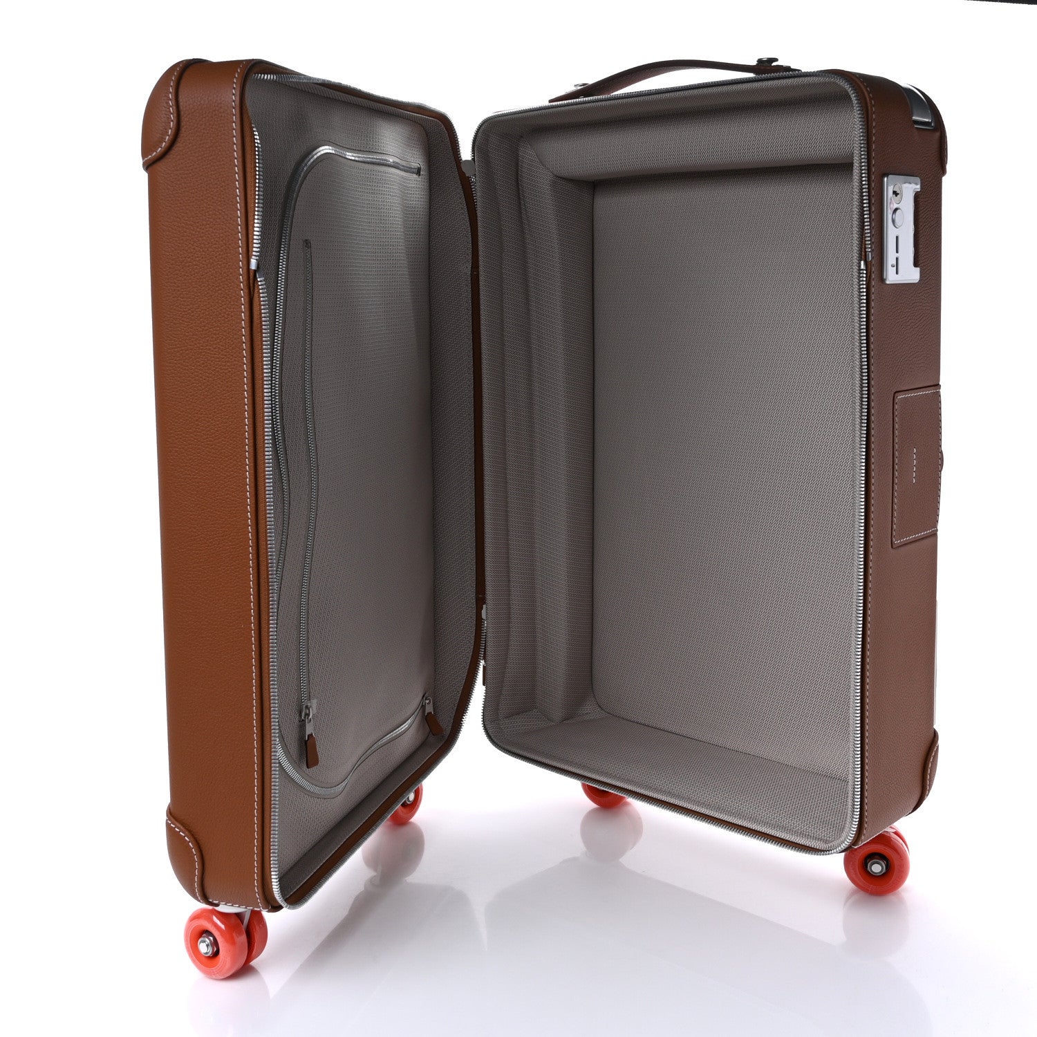 Hermes Canvas Taurillon Regate RMS Rolling Trolley Luggage Multicolor 4 of 10