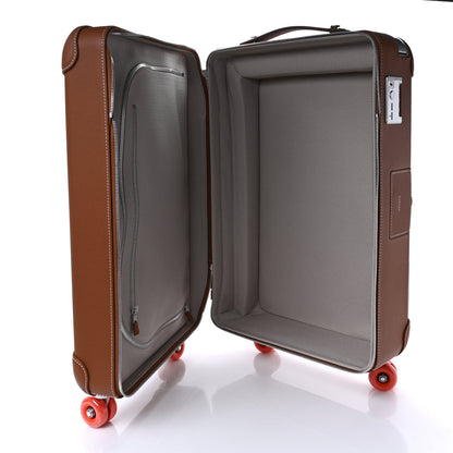 Hermes Canvas Taurillon Regate RMS Rolling Trolley Luggage Multicolor 4 of 10