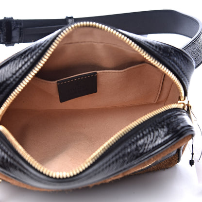 Gucci Suede Small Ophidia Belt Bag 85 34 Brown 5 of 10