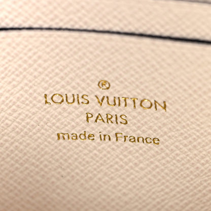 Louis Vuitton Monogram Giant Crafty Zippy Coin Purse Creme Caramel 6 of 7