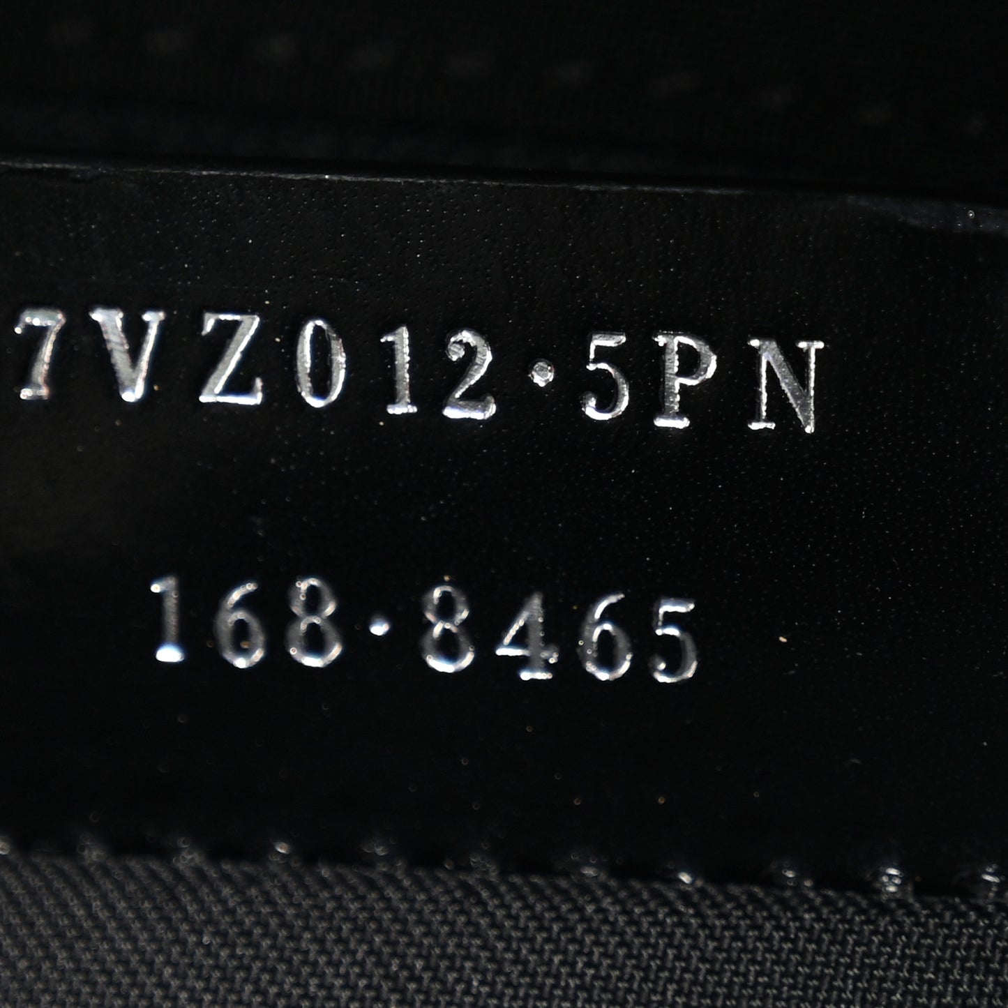 Nylon Shearling Block Letter Backpack Black
