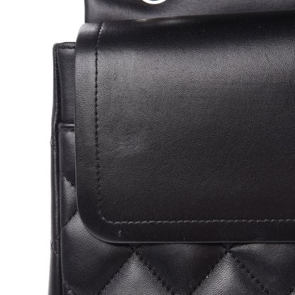 Chanel Lambskin Quilted Jumbo Double Flap Black 12 of 17