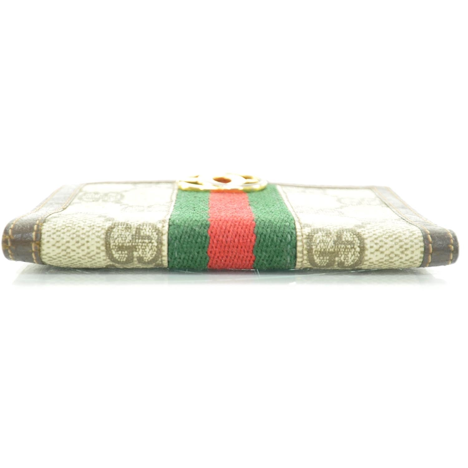 Gucci Monogram Web French Wallet Brown 5 of 7